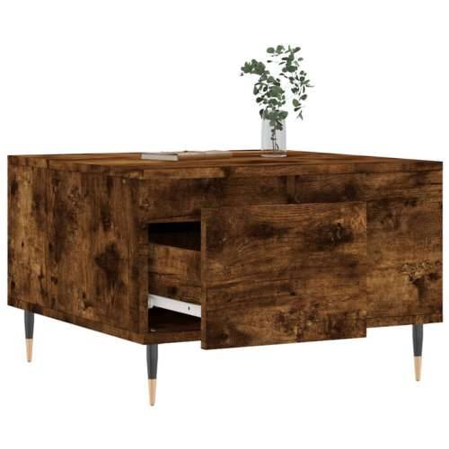 Stolić za kavu boja hrasta 55 x 55 x 36,5 cm konstruirano drvo - Dimljeni hrast 1 Cijena