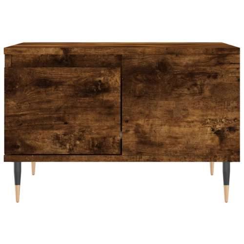 Stolić za kavu boja hrasta 55 x 55 x 36,5 cm konstruirano drvo - Dimljeni hrast 1 Cijena