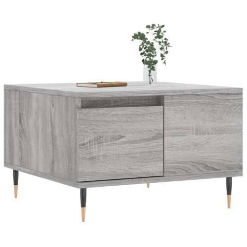 Stolić za kavu siva boja hrasta 55x55x36,5 cm konstruirano drvo - Sivi hrast sonoma 1 Cijena