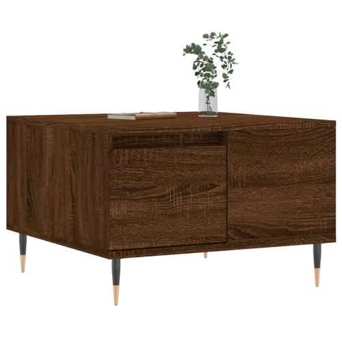 Stolić za kavu boja hrasta 55 x 55 x 36,5 cm konstruirano drvo - Smeđi hrast 1 Cijena