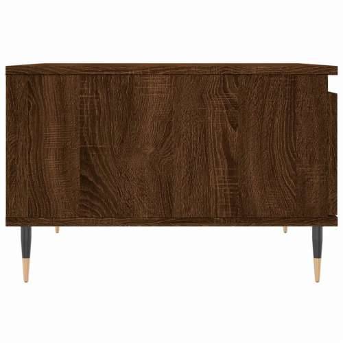 Stolić za kavu boja hrasta 55 x 55 x 36,5 cm konstruirano drvo - Smeđi hrast 1 Cijena