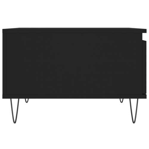 Stolić za kavu crni 55 x 55 x 36,5 cm od konstruiranog drva - Crna 1 Cijena