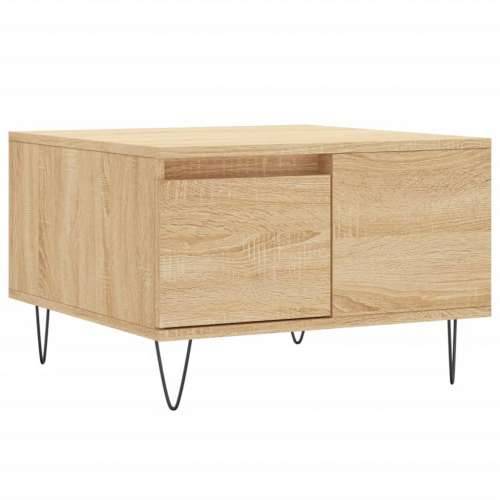 Stolić za kavu boja hrasta 55x55x36,5 cm konstruirano drvo - sonoma hrast 1 Cijena