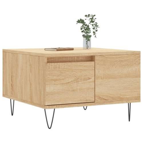 Stolić za kavu boja hrasta 55x55x36,5 cm konstruirano drvo - sonoma hrast 1 Cijena