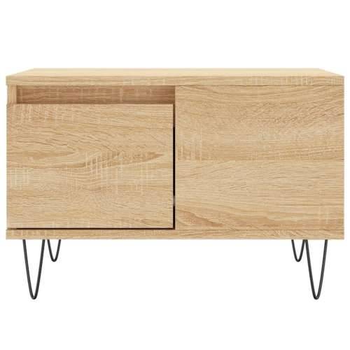 Stolić za kavu boja hrasta 55x55x36,5 cm konstruirano drvo - sonoma hrast 1 Cijena