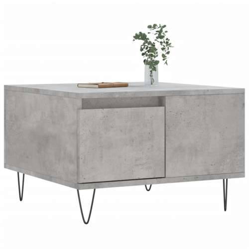 Stolić za kavu boja betona 55x55x36,5 cm konstruirano drvo - Beton siva 1 Cijena