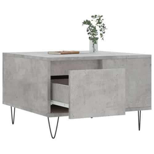 Stolić za kavu boja betona 55x55x36,5 cm konstruirano drvo - Beton siva 1 Cijena