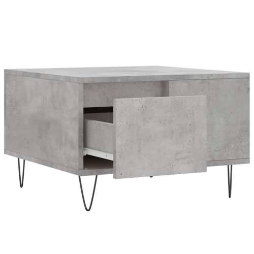 Stolić za kavu boja betona 55x55x36,5 cm konstruirano drvo - Beton siva 1 Cijena