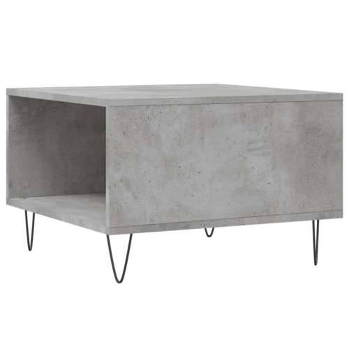 Stolić za kavu boja betona 55x55x36,5 cm konstruirano drvo - Beton siva 1 Cijena