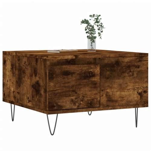 Stolić za kavu boja hrasta 55 x 55 x 36,5 cm konstruirano drvo - Dimljeni hrast 1 Cijena