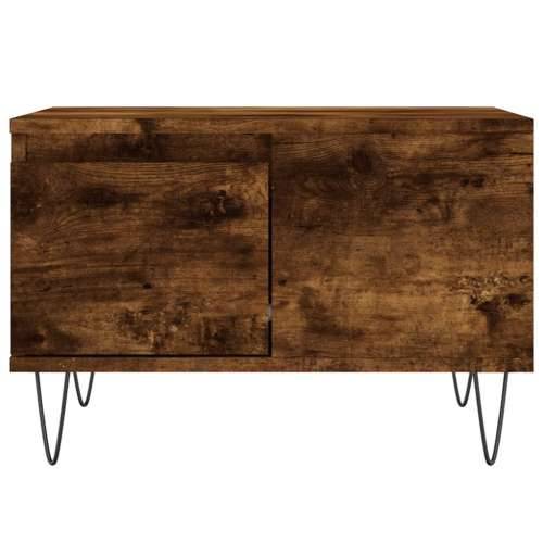 Stolić za kavu boja hrasta 55 x 55 x 36,5 cm konstruirano drvo - Dimljeni hrast 1 Cijena