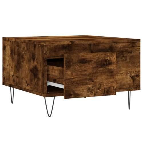 Stolić za kavu boja hrasta 55 x 55 x 36,5 cm konstruirano drvo - Dimljeni hrast 1 Cijena