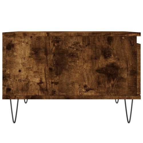 Stolić za kavu boja hrasta 55 x 55 x 36,5 cm konstruirano drvo - Dimljeni hrast 1 Cijena