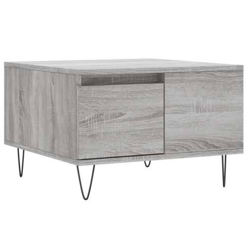 Stolić za kavu siva boja hrasta 55x55x36,5 cm konstruirano drvo - Sivi hrast sonoma 1 Cijena