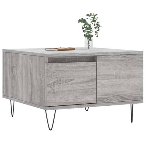 Stolić za kavu siva boja hrasta 55x55x36,5 cm konstruirano drvo - Sivi hrast sonoma 1 Cijena