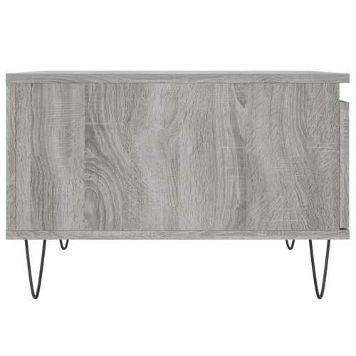 Stolić za kavu siva boja hrasta 55x55x36,5 cm konstruirano drvo - Sivi hrast sonoma 1 Cijena