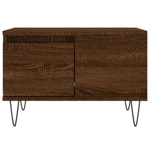 Stolić za kavu boja hrasta 55 x 55 x 36,5 cm konstruirano drvo - Smeđi hrast 1 Cijena