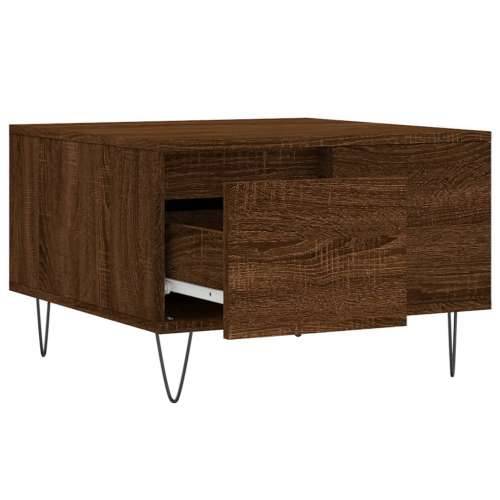 Stolić za kavu boja hrasta 55 x 55 x 36,5 cm konstruirano drvo - Smeđi hrast 1 Cijena