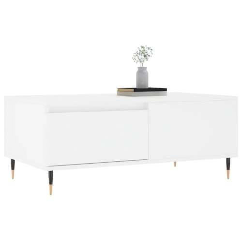 Stolić za kavu bijeli 90 x 50 x 36,5 cm od konstruiranog drva - Bijela 1 Cijena
