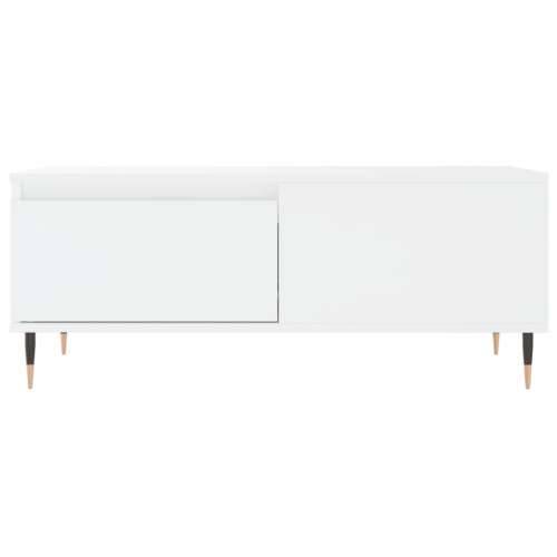 Stolić za kavu bijeli 90 x 50 x 36,5 cm od konstruiranog drva - Bijela 1 Cijena