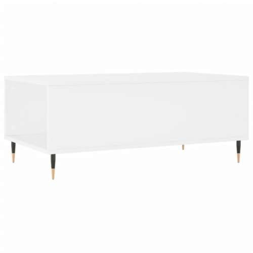Stolić za kavu bijeli 90 x 50 x 36,5 cm od konstruiranog drva - Bijela 1 Cijena