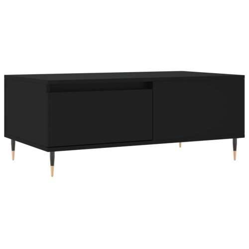 Stolić za kavu crni 90 x 50 x 36,5 cm od konstruiranog drva - Crna 1 Cijena