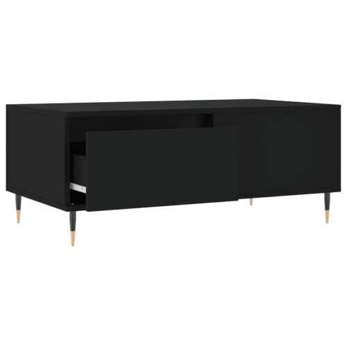 Stolić za kavu crni 90 x 50 x 36,5 cm od konstruiranog drva - Crna 1 Cijena