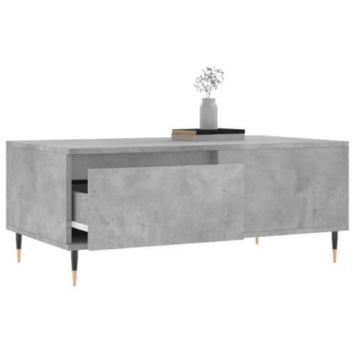 Stolić za kavu boja betona 90x50x36,5 cm konstruirano drvo - Beton siva 1 Cijena