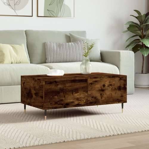 Stolić za kavu boja hrasta 90x50x36,5 cm konstruirano drvo - Dimljeni hrast 1 Cijena