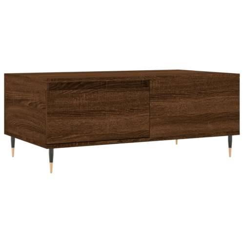 Stolić za kavu smeđa boja hrasta 90x50x36,5cm konstruirano drvo - Smeđi hrast 1 Cijena