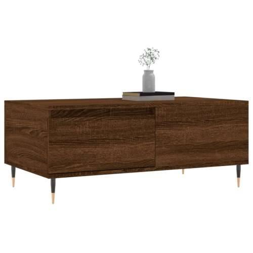 Stolić za kavu smeđa boja hrasta 90x50x36,5cm konstruirano drvo - Smeđi hrast 1 Cijena