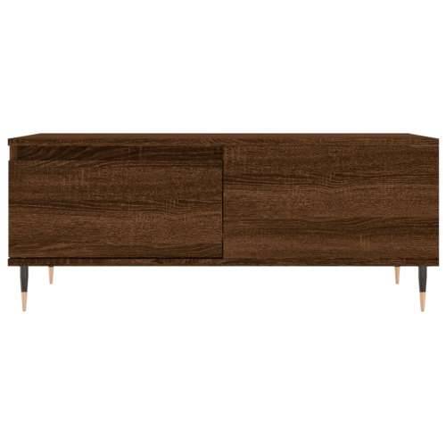 Stolić za kavu smeđa boja hrasta 90x50x36,5cm konstruirano drvo - Smeđi hrast 1 Cijena