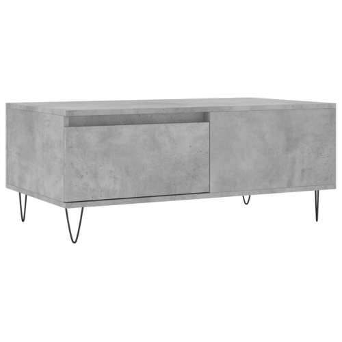 Stolić za kavu boja betona 90x50x36,5 cm konstruirano drvo - Beton siva 1 Cijena