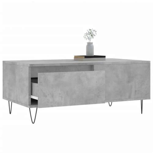 Stolić za kavu boja betona 90x50x36,5 cm konstruirano drvo - Beton siva 1 Cijena