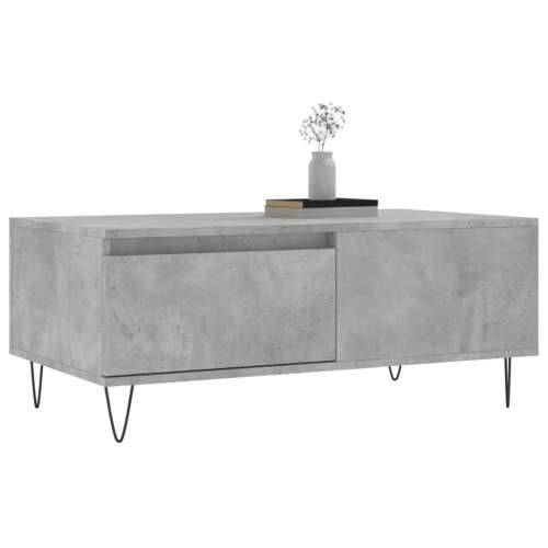 Stolić za kavu boja betona 90x50x36,5 cm konstruirano drvo - Beton siva 1 Cijena