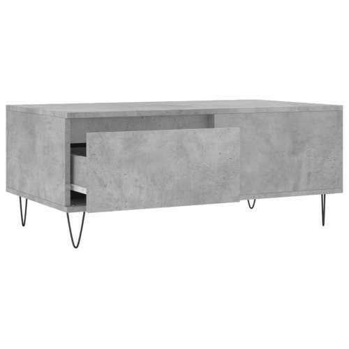 Stolić za kavu boja betona 90x50x36,5 cm konstruirano drvo - Beton siva 1 Cijena