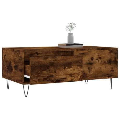 Stolić za kavu boja hrasta 90x50x36,5 cm konstruirano drvo - Dimljeni hrast 1 Cijena