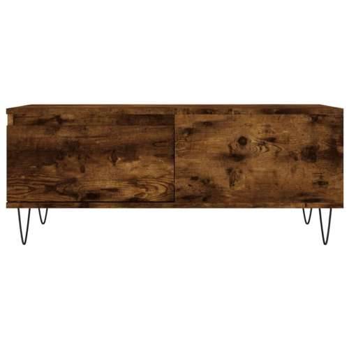Stolić za kavu boja hrasta 90x50x36,5 cm konstruirano drvo - Dimljeni hrast 1 Cijena