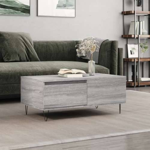 Stolić za kavu boja sivog hrasta 90x50x36,5cm konstruirano drvo - Sivi hrast sonoma 1 Cijena