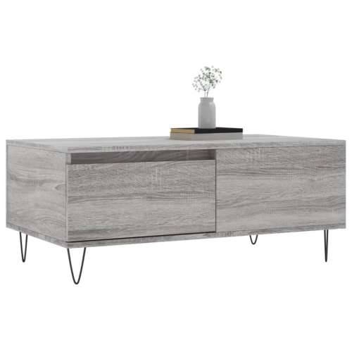 Stolić za kavu boja sivog hrasta 90x50x36,5cm konstruirano drvo - Sivi hrast sonoma 1 Cijena