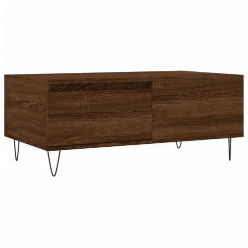 Stolić za kavu smeđa boja hrasta 90x50x36,5cm konstruirano drvo - Smeđi hrast 1 Cijena