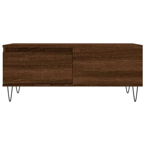 Stolić za kavu smeđa boja hrasta 90x50x36,5cm konstruirano drvo - Smeđi hrast 1 Cijena