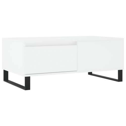 Stolić za kavu bijeli 90 x 50 x 36,5 cm od konstruiranog drva - Bijela 1 Cijena