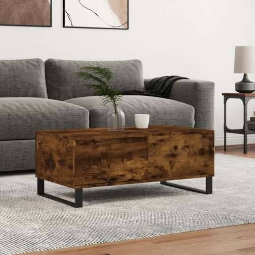 Stolić za kavu boja hrasta 90x50x36,5 cm konstruirano drvo - Dimljeni hrast 1 Cijena