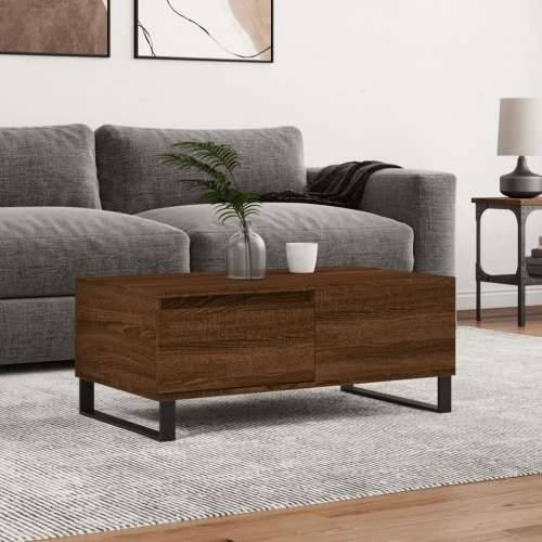 Stolić za kavu smeđa boja hrasta 90x50x36,5cm konstruirano drvo - Smeđi hrast 1 Cijena