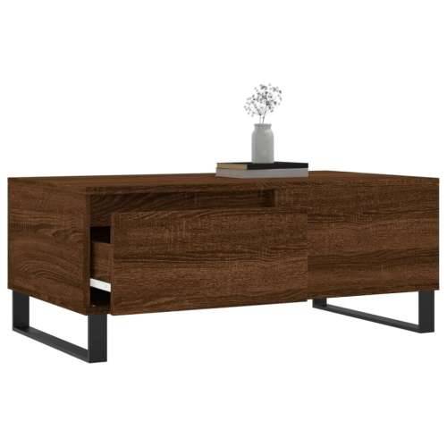 Stolić za kavu smeđa boja hrasta 90x50x36,5cm konstruirano drvo - Smeđi hrast 1 Cijena