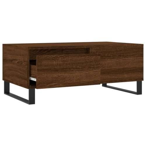 Stolić za kavu smeđa boja hrasta 90x50x36,5cm konstruirano drvo - Smeđi hrast 1 Cijena