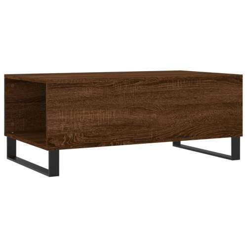 Stolić za kavu smeđa boja hrasta 90x50x36,5cm konstruirano drvo - Smeđi hrast 1 Cijena