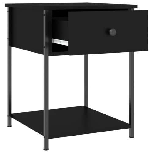Noćni ormarići 2 kom crni 44 x 45 x 58 cm od konstruiranog drva - Crna 2 Cijena