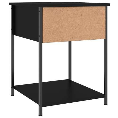 Noćni ormarići 2 kom crni 44 x 45 x 58 cm od konstruiranog drva - Crna 2 Cijena